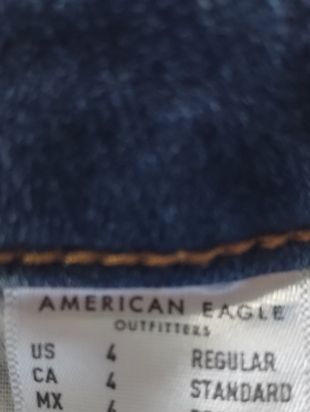 American Eagle Outfitters Women’s Ripped Skinny Jeans - Dark Blue - Picture 6 of 6